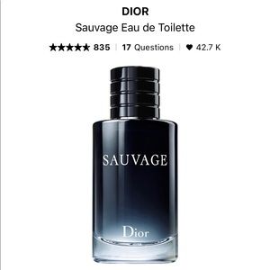 Dior Sauvage Perfume 100ml
